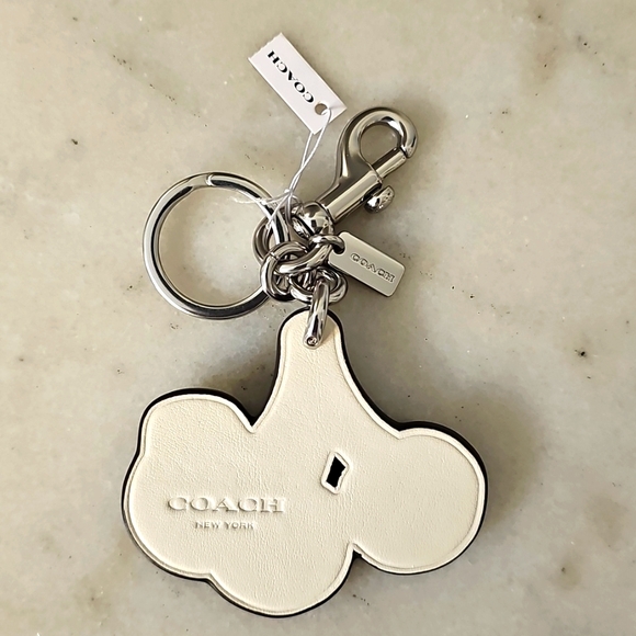 Coach Leather Cherry Keyring - Picture 2 of 4